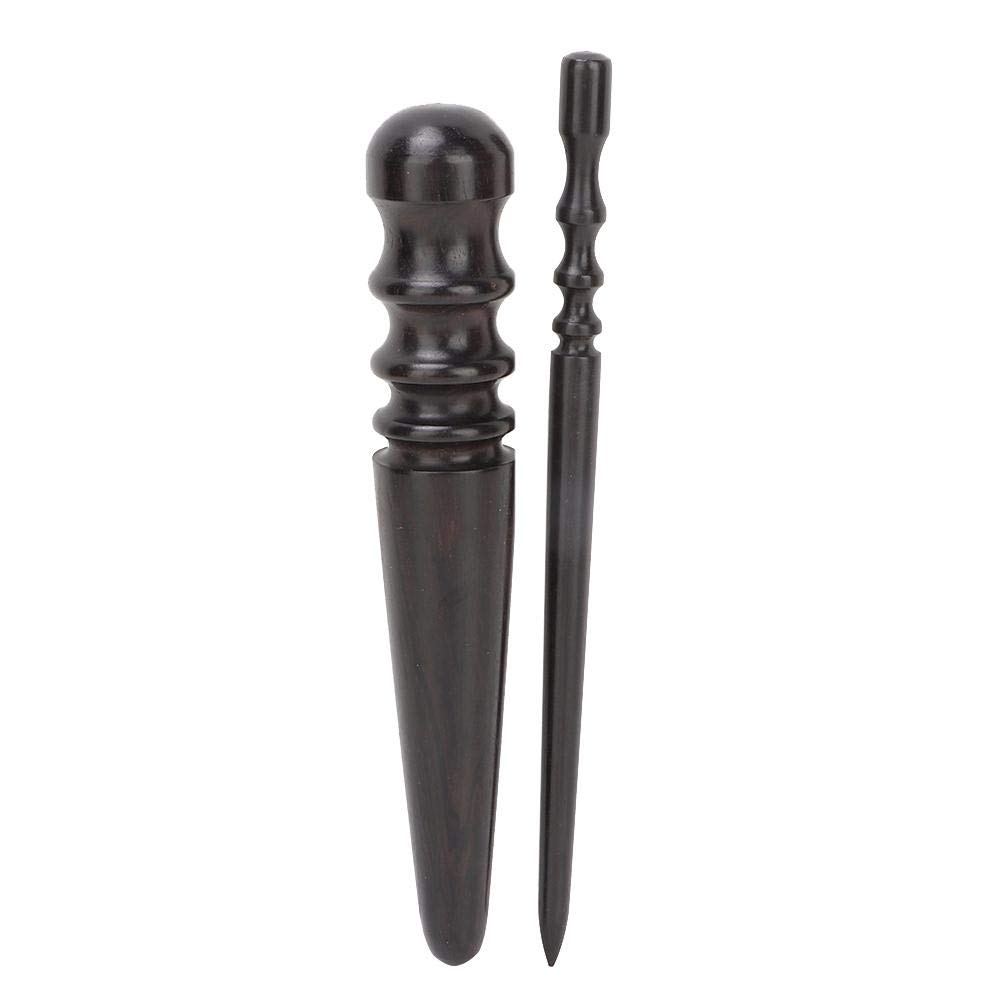 2pcs Leather Burnisher, Wood Edge Craft Slicker Leather Polished Rods Edge Craft DIY Handworking Tool Burnisher Slicker Tool