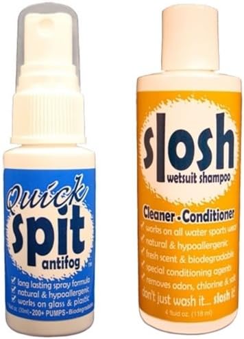 Jaws Slosh Biodegradable Wetsuit Cleaner & Spit Antifog Bundle