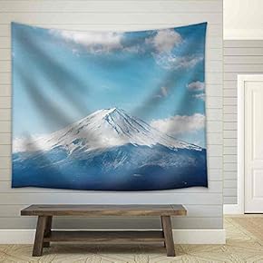 The Highest Japanese Mountain, Mt Fuji - Fabric Wall Tapestry Home Decor - 51x60 inches