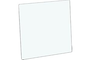 Btikita 20" x 20" Tempered Glass Table Top Square 0.23" Thick Flat Polished Edge Top Protector for Dining, Patio, Coffee Table (20x20 inch)