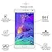 Galaxy Note 4 Screen Protector ,iAnder Samsung Galaxy Note 4 Premium Tempered Glass Screen Protector - 0.26mm Ultra Thin 9H Hardness 2.5D Round Edge