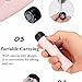 Waterproof Electric Hair Remover for Women, Wet & Dry Cordless Ladies’ Shaver, Painless Portable Battery Powered Epilator Razor for Face, Hand, Leg, Arm, Bikini & Armpit