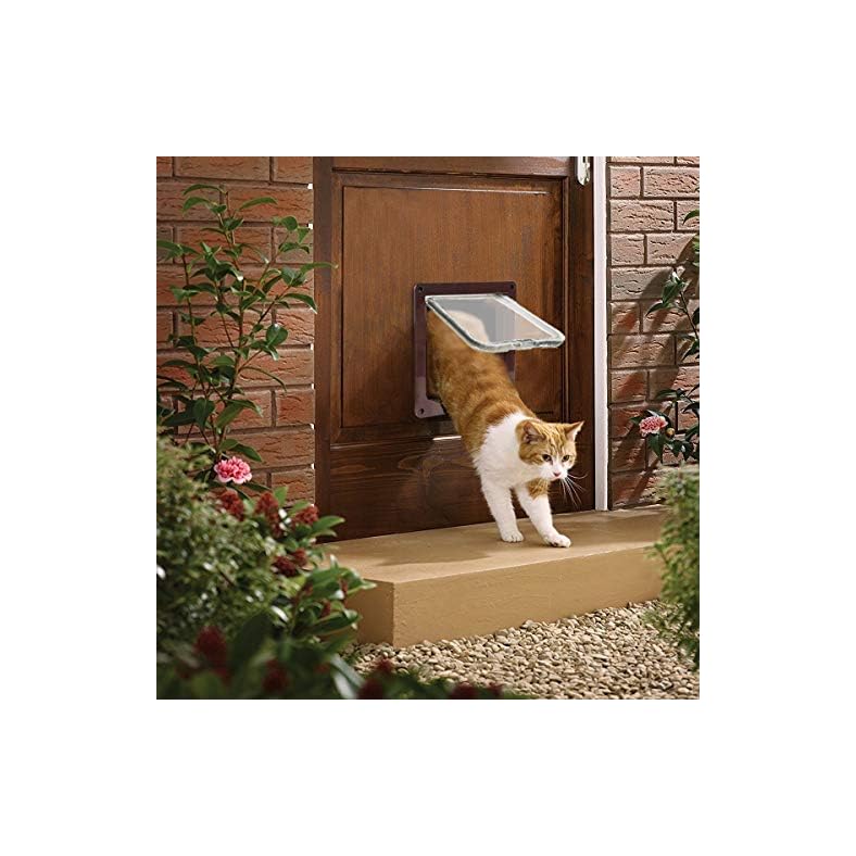 Sailnovo Katzenklappe Hundeklappe 4 Wege für Katzen