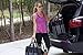 Buti-Earth-Bag Extra Large Reusable Shopping Bags with Handles | Stay Open, Collapsible Fold Flat, Reinforced Bottom Insert, Wipe Clean (2, black/white dot)