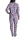 Caramel Cantina Juniors Women One Piece Zip PJS Footed Adult Onesie (Small, Nutcracker)
