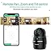 Anmade 1080P Homes Security Camera, Wireless WiFi IP Camera for Home Surveillance with PTZ, Night Vision, 2-Way Audio, Motion Detection, Activity Alerts, 60 Days Free Cloud for Pet/Baby Monitor