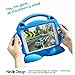 HCHA Apple iPad Mini 4 3 2 1 Kids Case with Handle Durable Lightweight Shockproof Kids Proof Protective Cases for iPad Mini 4/3/2/1 7.9 inch NOT for iPad 2 3 4 or iPad Air (Green)
