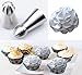 Russian Cake/Pastry Decorating Piping Tip Kit By K2A - Large Ball Style Icing Nozzles - 7 Stainless Steel Frosting Tips, 10 Disposable Pastry Bags, 1 Tricolor Coupler & 1 Reusable Silicone Pastry Bag
