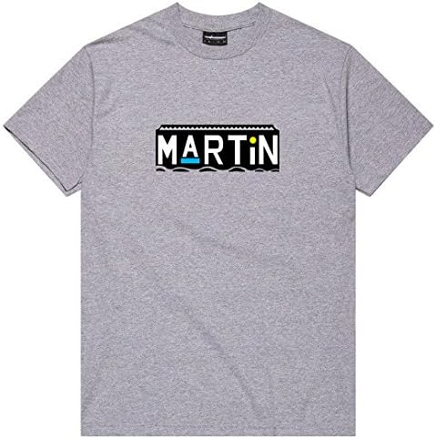 hao hu TV Show Men's T-Shirt Summer Street Printed Short Sleeve Casual Tee Shirts Grey L