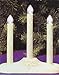 3-Light Ivory Candolier Christmas Indoor Candle Lamp