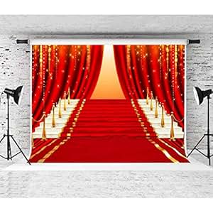 Amazon.com : EARVO 7x5ft Red Carpet Backdrop Sparkling