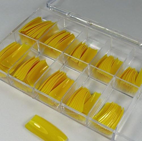1Box Artificial Nail Tip Natural Color Full Cover False Acrylic Nail Art Tips