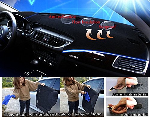 FLY5D Dashboard Cover Dash Cover Mat Pad DashMat for Volkswagen Passat B5 1996-2005 (Volkswagen Passat B5 1996-2005, Black)