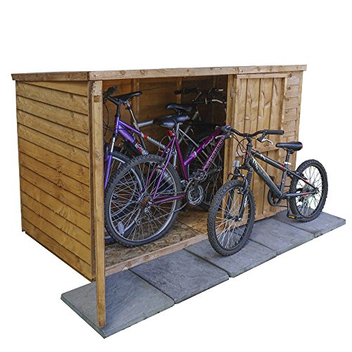 pent bike shed 6x3