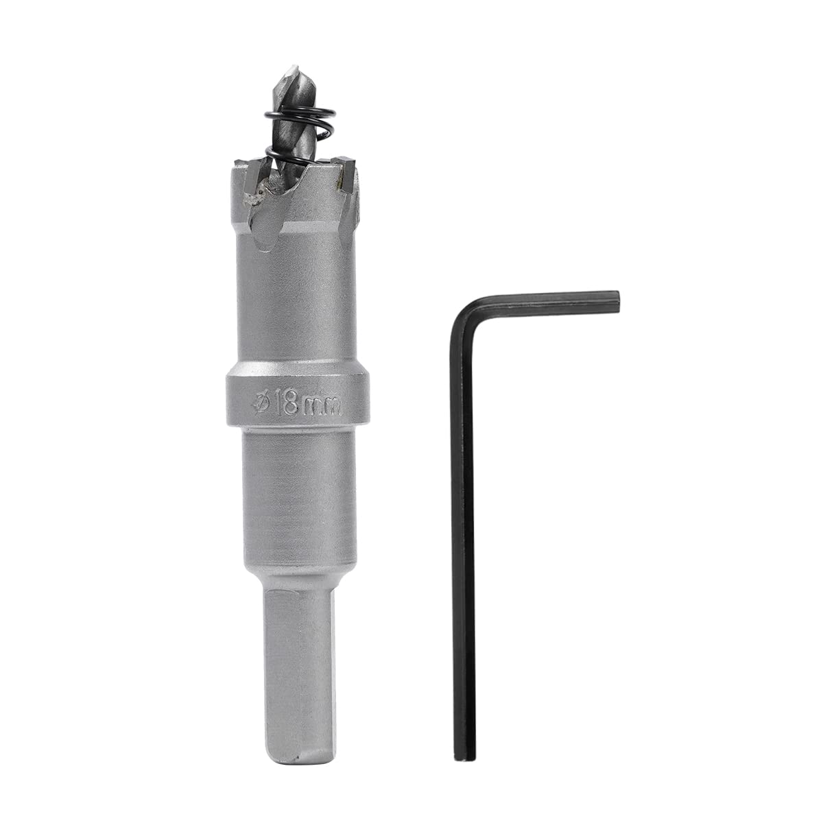 Dribotway Bi-Metal Hole Saw 18mm TCT Carbide Heavy Duty Industrial Grade Stainless Steel Hole Cutter for Mental Wood Stainless Steel Plastic Copper