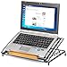 Halter Mesh Laptop Stand for Desk Ventilated Laptop Riser Adjustable Laptop Desk Stand Ergonomic Laptop Stand Holder for Computer Laptop Tablet iPad MacBook Notebook Black 9
