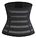 Waist Trainer Corset for Weight Loss Sport Workout Body Shaper Tummy Fat Burner(S, Black-28)