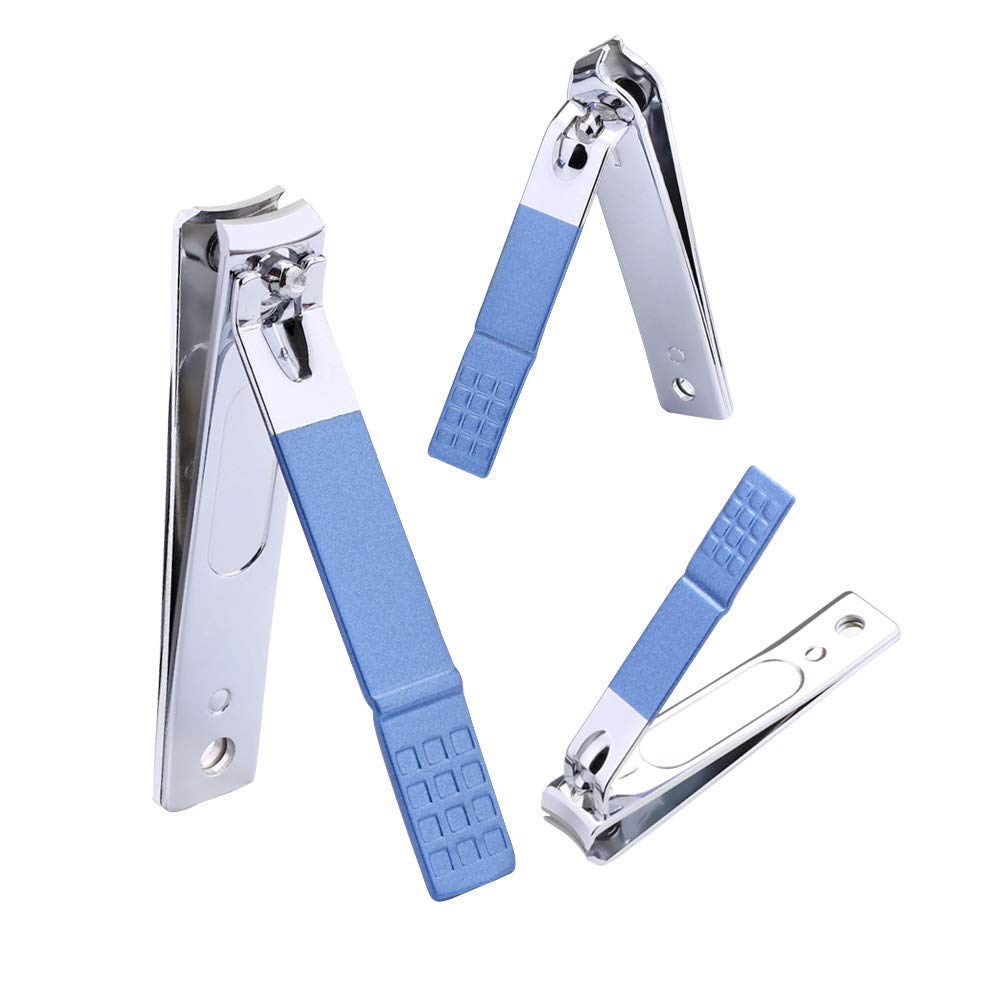 ZIZZON Manicure Set 18 in 1 Professional Pedicure Set Nail scissors Grooming Kit with Leather Travel Case Blue : Beauty