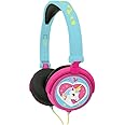 LEXiBOOK, Unicorn Foldable Stereo Headphones with Volume Limiter, HP017UNI