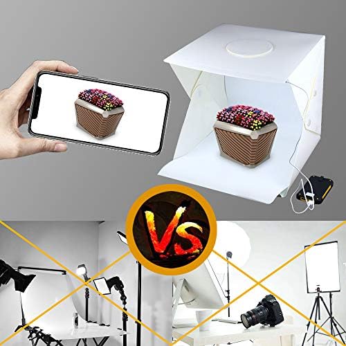 SENLIXIN Photo Studio Tent Jewelry Light Box Kit, Portable Foldable