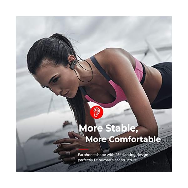 Mpow-Flame2-Bluetooth-Headphones-13-Hr-Playtime-Bluetooth-50-Wireless-Earbuds-IPX7-Waterproof-Wireless-Sport-Earphones-wCVC-60-Noise-Cancelling-Mic-Ergonomic-Ear-Hooks-for-Running-Workout Mpow Flame2 Bluetooth Headphones 13-Hr Playtime, Bluetooth 5.0 Wireless Earbuds, IPX7 Waterproof Wireless Sport…