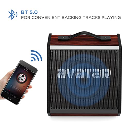 HXW DM30 Electric Drum Amp 30 Watt Bluetooth Personal Monitor Dual