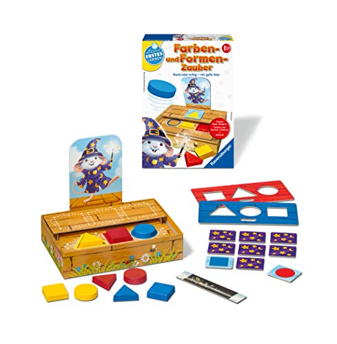 Ravensburger 24723 - Farben- und Formen-Zauber - Lernspiel für die ganz Kleinen - Farbenspiel für Kinder ab 2 Jahren, Spielend erstes Lernen, Formenspiel für 1-3 Spieler – Bild 3