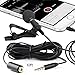 Miracle Sound Deluxe Lavalier Lapel Clip-on Omnidirectional Condenser Microphone and 10 ft Cable for Apple iPhone, Ipad, iPod Touch, Samsung Android and Windows Smartphones