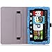MoKo Case for Fire HD 6 - Slim Folding Cover for Amazon Kindle Fire HD 6 Inch 2014 Tablet, Cutie Charm BLUE