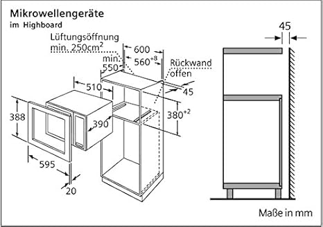 Siemens HF23556EU, 2410 W, 230 V, 16 A, Acero inoxidable ...