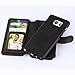 Galaxy Note 5 Case, CaseUp 12 Card Slot Series - [Zipper Cash Storage] Premium Flip PU Leather Wallet Case Cover With Detachable Magnetic Hard Case For Samsung Galaxy Note 5, Black