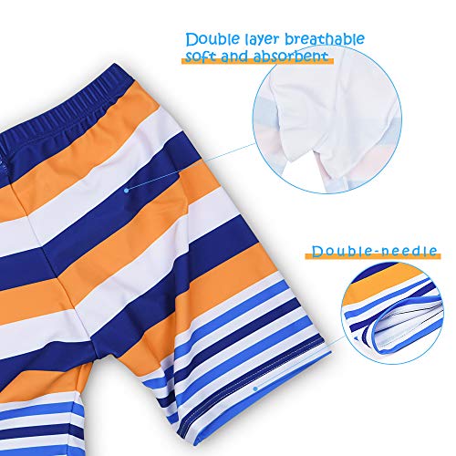 AMZTM Baby Peuter Jongens 2-Stuks Dinosaurus Badpak Kofferbak en Rashguard - Image 5