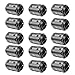 Kathson Pack of 15 Magnetic Ferrite Core Cord RFI EMI Noise Suppressor Cable Clip