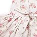 Flofallzique Summer Baby Girls Dress Vintage Flower Birthday Party Princess Dress With Bowknot