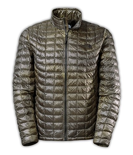 The North Face ThermoBall Full Zip Jacket (Small, Black Ink Green Galactic Print)