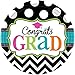 Amscan Dream Big Disposable Paper Dessert Plates Graduation Party Tableware, Round, 7