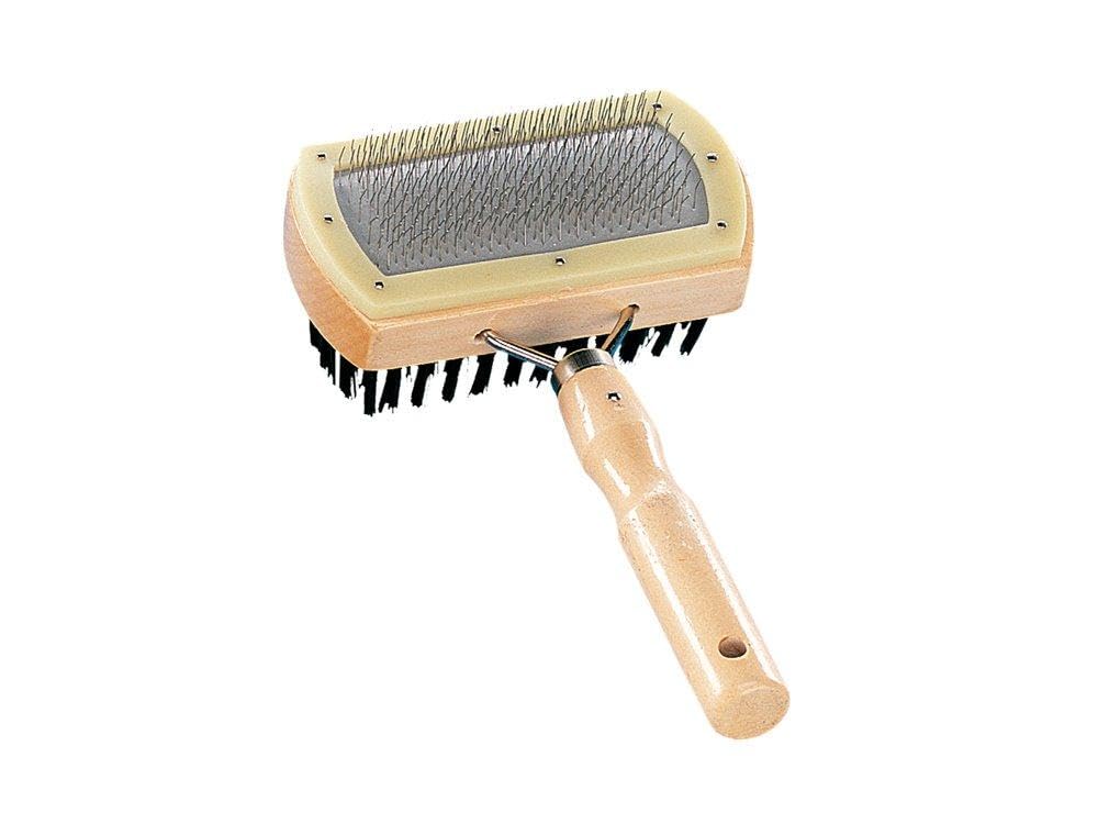 Nobby Nature Line Poodle Brush with Wooden Handle