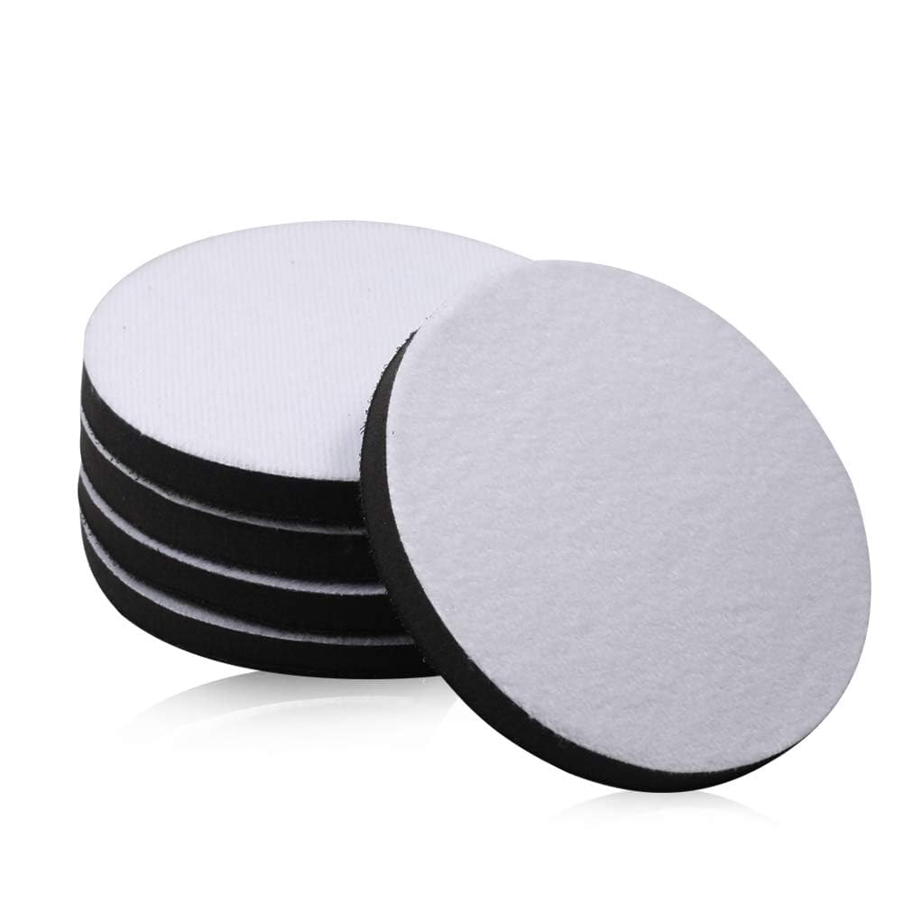 SPEEDWOX 5 Inch Hook and Loop Sanding Discs Pad Soft Foam Layer Buffering Pad 5 Packs Shank Backing Pad for Drill Grinder Rotary Tools
