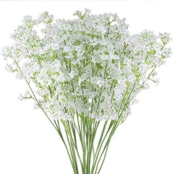 Hauserlin 20 pcs Baby's Breath Flowers 16