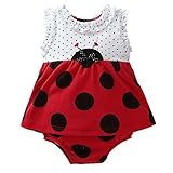 Momsbabe Baby Girl Romper Dress, Newborn Infant Cute Jumpsuit