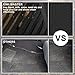 KIWI MASTER Floor Mats Floor Liners Compatible for Club Car Precedent,Floorboard Cover for Club Clean Golf Cart, Black