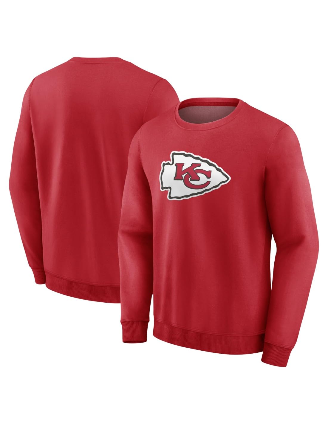 Kansas City Chiefs NFL Sweatshirt Shirt Primary Logo Crew, red, XL