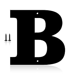 10 Inch Metal House Numbers, House Address Letters