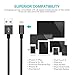 GANJOY iPhone Charger 3Pack 3FT/6FT/10FT(1M/2M/3M) Nylon Braided 8 pin Charging Cables USB Charger Cord, Compatible with iPhone 7/7 Plus/6s/6s Plus/6/6 Plus/5/5S/5C/SE/iPad and iPod (Black)