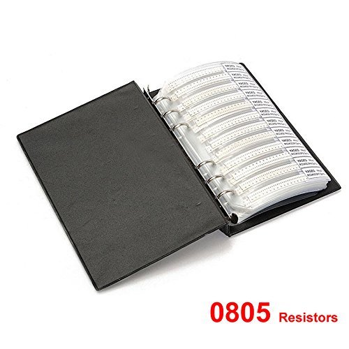 WINGONEER 1% 0805 SMD Resistor Assorted Folder ( 0 ohm-10M ohm ) 170value x 50pcs = 8500pcs sample book - Thumbnail 4