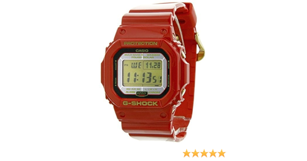 Amazon.com: Casio G-Shock 30th Anniversary Gold Dial Red Resin Mens Watch  GW-M5630A-4CR : Casio: Clothing, Shoes \u0026 Jewelry