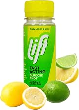 Lift Glucose Energy Shots Lemon & Lime 60 ml Pack of 12
