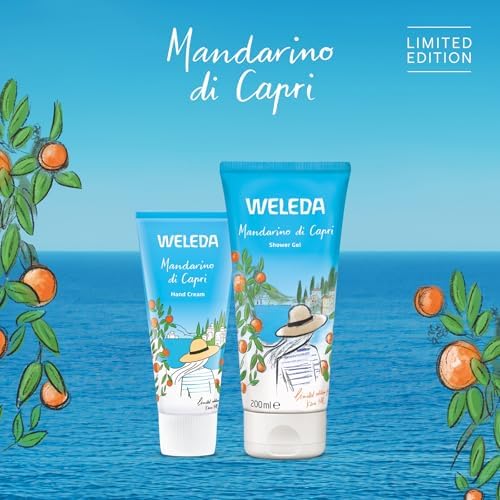 Bio Mandarino di Capri Duschgel vegan - Naturkosmetik Limited Edition Unisex Dusche mit Mandarine/Rosmarin Duft - Natürliche Hautpflege Duschseife zur Gesicht & Körper Reinigung (1x 200ml)