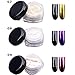 12 pack Chrome Mirror Nail Powder with Smooth Shimmer Shining Glitter Effect Pigment for Nail Art DIY manicure by Baby Beauty
