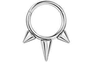 FANSING 316L Surgical Steel Body Piercing Rings for Septum Daith